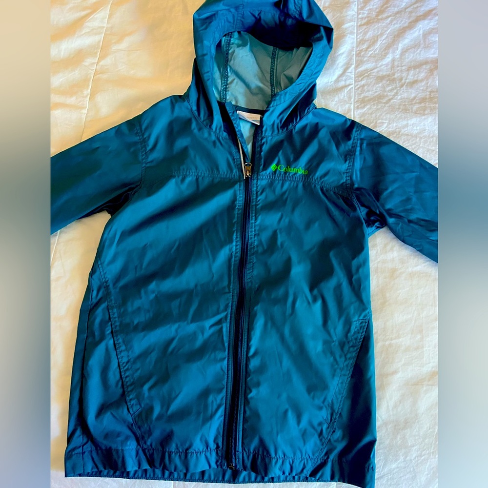 Columbia Green Rain Jacket